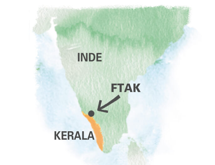 Carte coopÃ©rative FTAK en Inde- Poivre Panniyoor